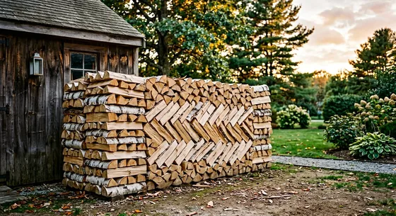 Укладка дров в Обухове, улица Парковая, 20